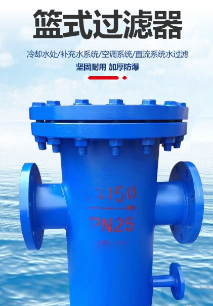 蓝式管道过滤器设备